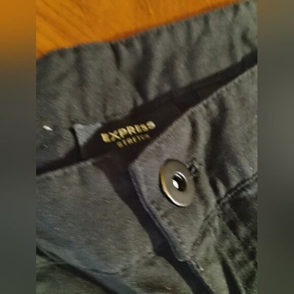 Black Pants by Express Stretch - Size: 1/2 (1134) - Picture 2 of 4
